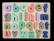 Opakowanie Układanka drewniana Alfabet litery małe