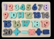 Opakowanie Układanka drewniana Cyfry