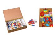Opakowanie Układanka drewniana straż pożarna