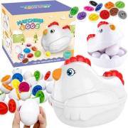 Opakowanie Układanka edukacyjna jajka w kurce