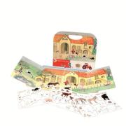 Opakowanie Układanka, magnetyczna gra Farma