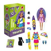 Układanka magnetyczna Podróżniczka. Wydawca: Roter Kafer. Dadada.pl Opakowanie Układanka magnetyczna Podróżniczka