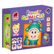 Układanka magnetyczna Śmieszne grymasy. Wydawca: Roter Kafer. Dadada.pl Opakowanie Układanka magnetyczna Śmieszne grymasy