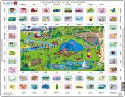 Opakowanie Układanka ramkowa maxi Learning English by the Countryside 70 elementów