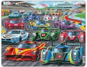 Opakowanie Układanka Samochody wyścigowe 38 elementów