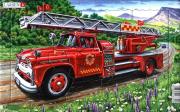 Opakowanie Układanka Wóz strażacki w drodze 16 elementów