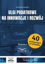 Okładka książki Ulgi podatkowe na innowacje i rozwój w.3