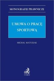 Okładka książki Umowa o pracę sportową
