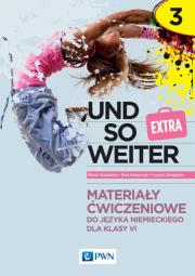 und so weiter 3. EXTRA. Materiały ćwiczeniowe. Autor: Kozubska Marta, Krawczyk Ewa, Zastąpiło Lucyna. Dadada.pl Okładka książki und so weiter 3. EXTRA. Materiały ćwiczeniowe