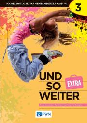 und so weiter Extra 3 Język niemiecki Podręcznik. Autor: Kozubska Marta, Ewa Krawczyk, Zastąpiło Lucyna. Dadada.pl Okładka książki und so weiter Extra 3 Język niemiecki Podręcznik