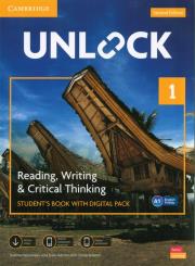 Unlock Level 1 Reading, Writing and Critical Thinking Student's Book with Digital Pack. Autor: Ostrowska Sabina, Kate Adams, Sowton Chris. Dadada.pl Okładka książki Unlock Level 1 Reading, Writing and Critical Thinking Student's Book with Digital Pack
