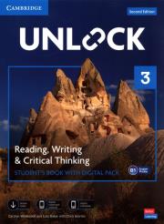 Unlock Level 3 Reading, Writing and Critical Thinking Student's Book with Digital Pack. Autor: Westbrook Carolyn, Lida Baker, Sowton Chris. Dadada.pl Okładka książki Unlock Level 3 Reading, Writing and Critical Thinking Student's Book with Digital Pack
