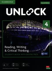 Unlock Level 4 Reading, Writing and Critical Thinking Student's Book with Digital Pack. Autor: Sowton Chris, Kennedy Alan S.. Dadada.pl Okładka książki Unlock Level 4 Reading, Writing and Critical Thinking Student's Book with Digital Pack