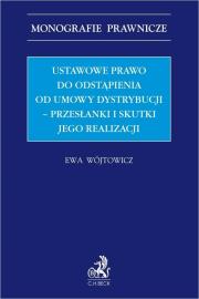 Okładka książki Ustawowe prawo do odstąpienia od umowy dystrybucji