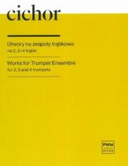 Okładka książki Utwory na zespoły trąbkowe na 2, 3 i 4 trąbki