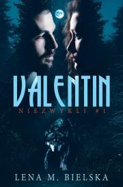 Valentin. Niezwykli. Tom 1. Autor: Lena M. Bielska. Dadada.pl Okładka książki Valentin. Niezwykli. Tom 1