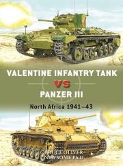 Valentine Infantry Tank vs Panzer III. Autor: Newsome Bruce. Dadada.pl Okładka książki Valentine Infantry Tank vs Panzer III