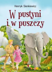 W pustyni i w puszczy. Autor: Henryk Sienkiewicz. Dadada.pl Okładka książki W pustyni i w puszczy