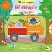W sklepie owieczki. Wesoła zagroda. Autor: Korolkiewicz Elżbieta. Dadada.pl Okładka książki W sklepie owieczki. Wesoła zagroda