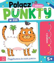 W zoo. Połącz punkty i zobacz! Przygotowanie do nauki pisania. Ścieralny pisak. Autor: Podgórska Anna. Dadada.pl Okładka książki W zoo. Połącz punkty i zobacz! Przygotowanie do nauki pisania. Ścieralny pisak