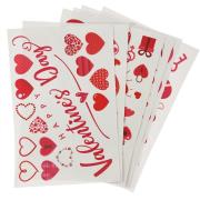 Opakowanie Walentynkowa dekoracja okna elektrostatyczna MIX