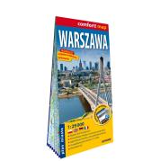 Okładka książki Warszawa laminowany plan miasta 1:29 000