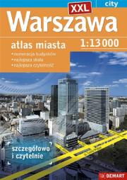 Okładka książki Warszawa XXL atlas miasta