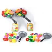 Warzywa do krojenia z patelnią MIX. Wydawca: TOYS Paweł Wojda. Dadada.pl Opakowanie Warzywa do krojenia z patelnią MIX