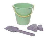 Wiaderko 1,2 L z bioplastiku z łopatką i foremką.. Wydawca: Tactic. Dadada.pl Opakowanie Wiaderko 1,2 L z bioplastiku z łopatką i foremką.