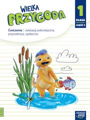 Okładka książki WIELKA PRZYGODA NEON klasa 1 część 4 Zeszyt ćwiczeń zintegrowanych EDYCJA 2023-2025
