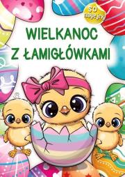 Wielkanoc z łamigłówkami. Autor: Opracowanie zbiorowe. Dadada.pl Okładka książki Wielkanoc z łamigłówkami