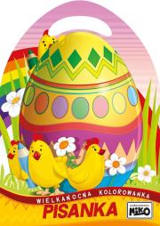 Wielkanocna kolorowanka. Pisanka. Autor: Wydawnictwo NIKO. Dadada.pl Okładka książki Wielkanocna kolorowanka. Pisanka