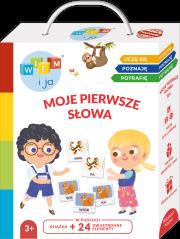Wiem i ja! Moje pierwsze słowa. Autor: Opracowanie zbiorowe. Dadada.pl Okładka książki Wiem i ja! Moje pierwsze słowa