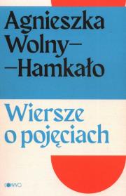 Okładka książki Wiersze o pojęciach
