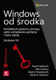 Okładka książki Windows od środka. Architektura systemu, procesy, wątki, zarządzanie pamięcią i dużo więcej. Wydanie VII