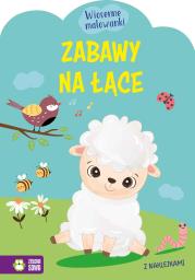 Okładka książki Wiosenne malowanki. Zabawy na łące