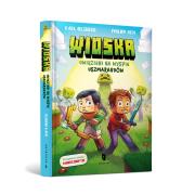 Wioska. Uwięzieni na Wyspie Szmaragdów. Autor: Karl Olsberg. Dadada.pl Okładka książki Wioska. Uwięzieni na Wyspie Szmaragdów