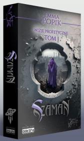 Wizje profetyczne T.1 Szaman. Autor: Popik Emma. Dadada.pl Okładka książki Wizje profetyczne T.1 Szaman