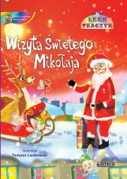 Wizyta Świętego Mikołaja + CD. Autor: Lech Tkaczyk. Dadada.pl Okładka książki Wizyta Świętego Mikołaja + CD