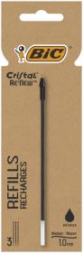 Wkład BIC Cristal Re'new Metal czarny pudełko 3szt. Wydawca: Bic. Dadada.pl Opakowanie Wkład BIC Cristal Re'new Metal czarny pudełko 3szt