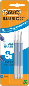 Wkład BIC Illusion Gel niebieski blister 3szt.. Wydawca: Bic. Dadada.pl Opakowanie Wkład BIC Illusion Gel niebieski blister 3szt.
