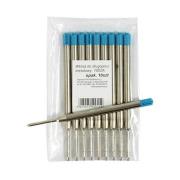 Opakowanie Wkład do długopisu metalowy niebieski (10szt)