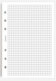 Opakowanie Wkład do organizera A5 kratka biała