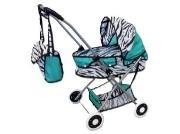 Opakowanie Wózek gondola miętowy zebra