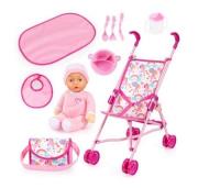 Opakowanie Wózek spacerówka z lalką i akcesoriami Buggy