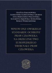 Okładka książki Wpływ ONZ-owskiego standardu ochrony praw...