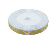 Opakowanie Wstążka satynowa wielkanocna biała 12mmx22m