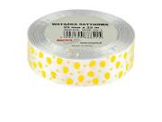 Opakowanie Wstążka satynowa wielkanocna biała 25mmx22m