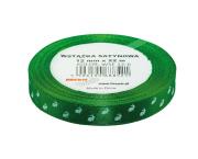 Opakowanie Wstążka satynowa wielkanocna zielona 12mmx22m