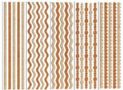 Opakowanie Wstążki samoprzylepne z brokatem 8x31cm